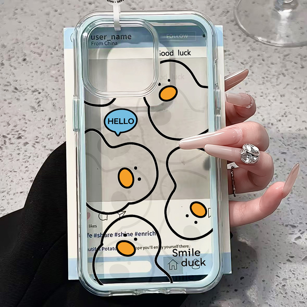 Clear Shockproof Bumper Case - Coque de téléphone transparente en silicone