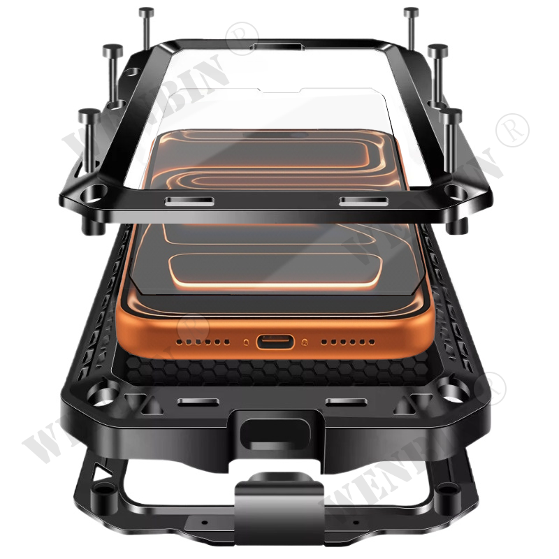 Heavy Duty 360 Full Body Protective Case - Étui de luxe robuste pour iPhone