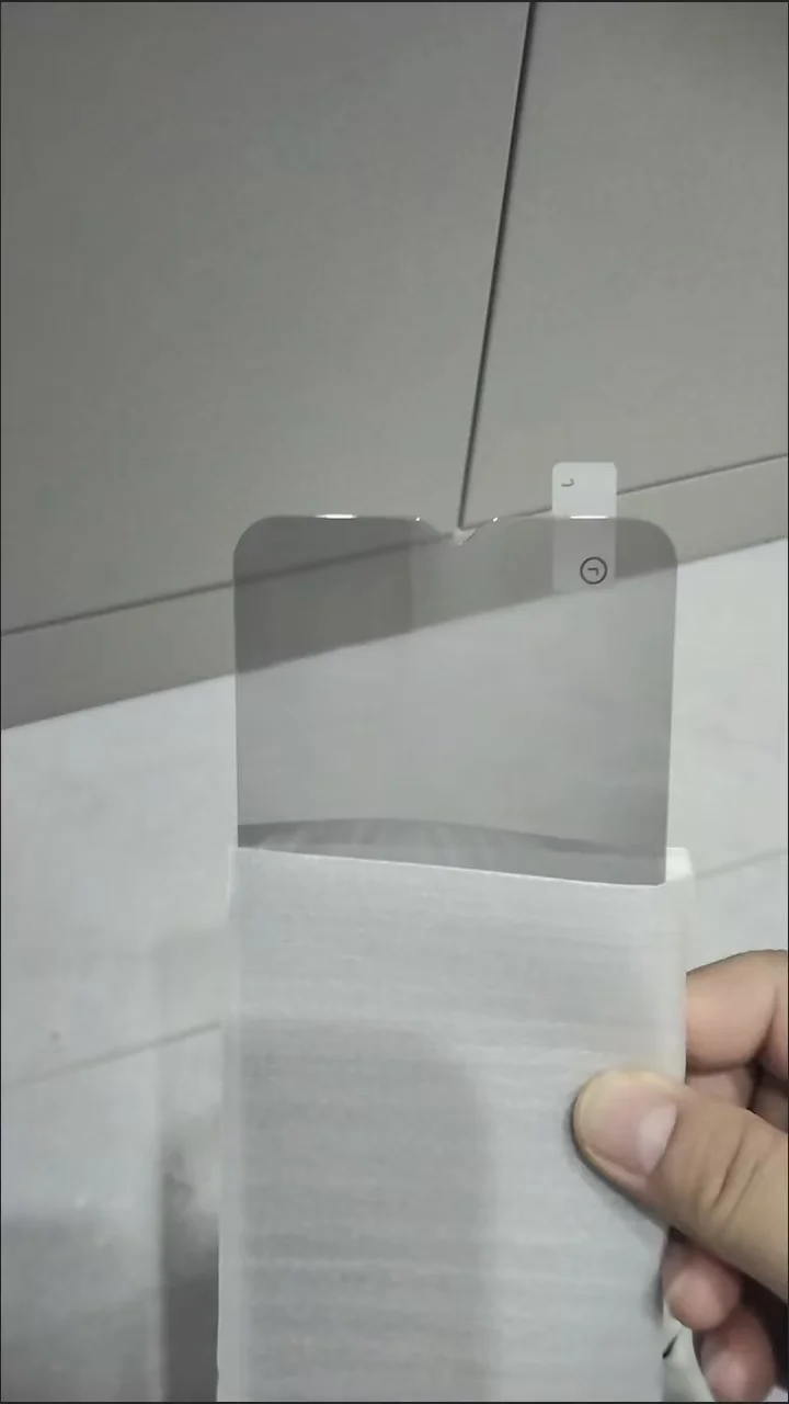 Anti Spy Privacy Glass Case - 1 pièce de protection d'écran en