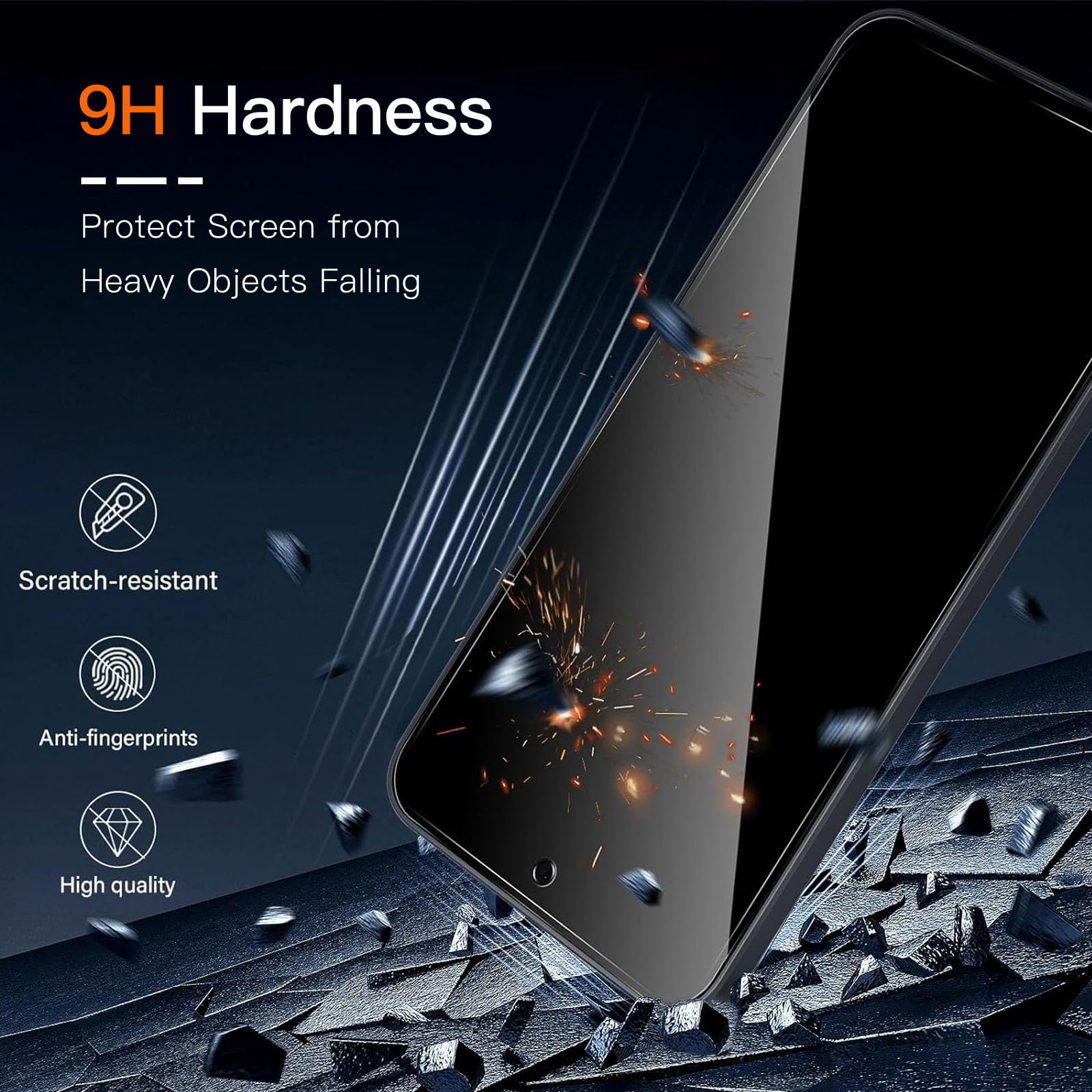 Protecteur d'écran Anti-espion - Anti Spy Privacy Glass Case avis et prix