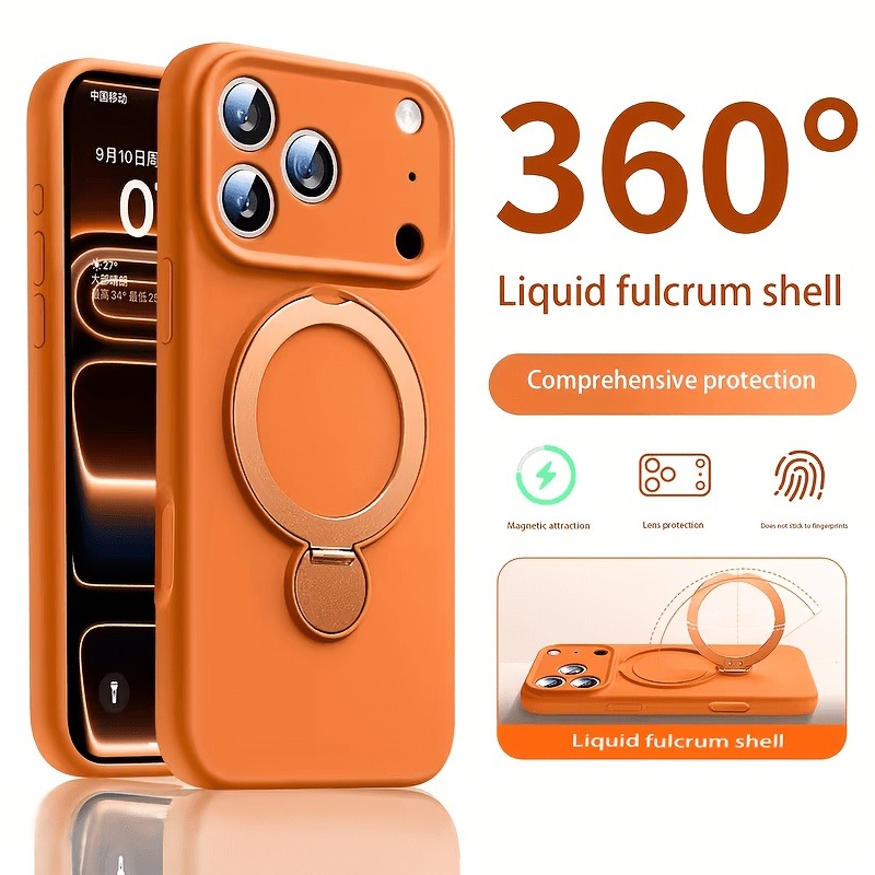 Coque de téléphone en silicone - Liquid Silicone Magnetic Phone Case avis et prix