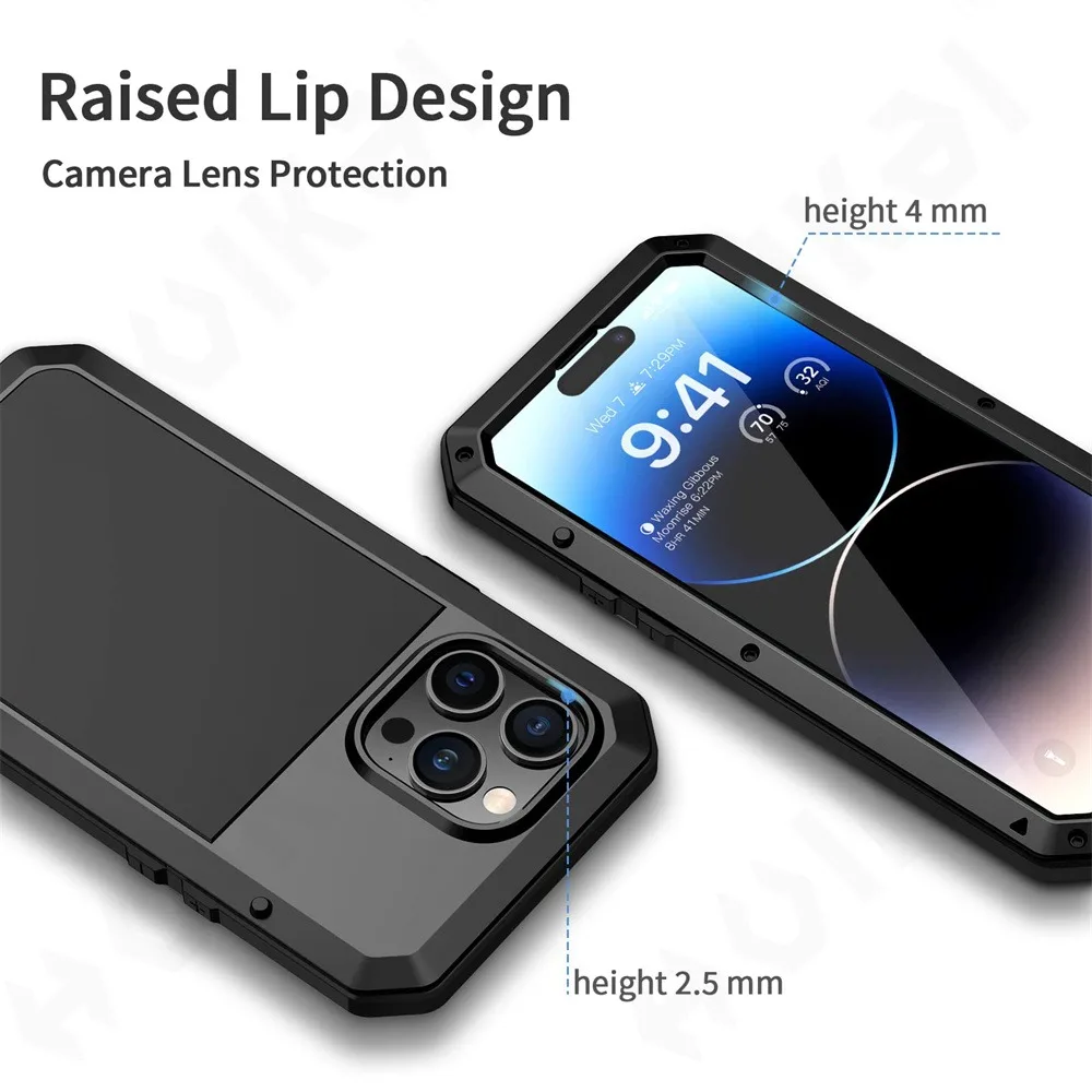 Coque pour iPhone 16e 15 14 13 - Heavy Duty 360 Full Body Protective Case avis et prix