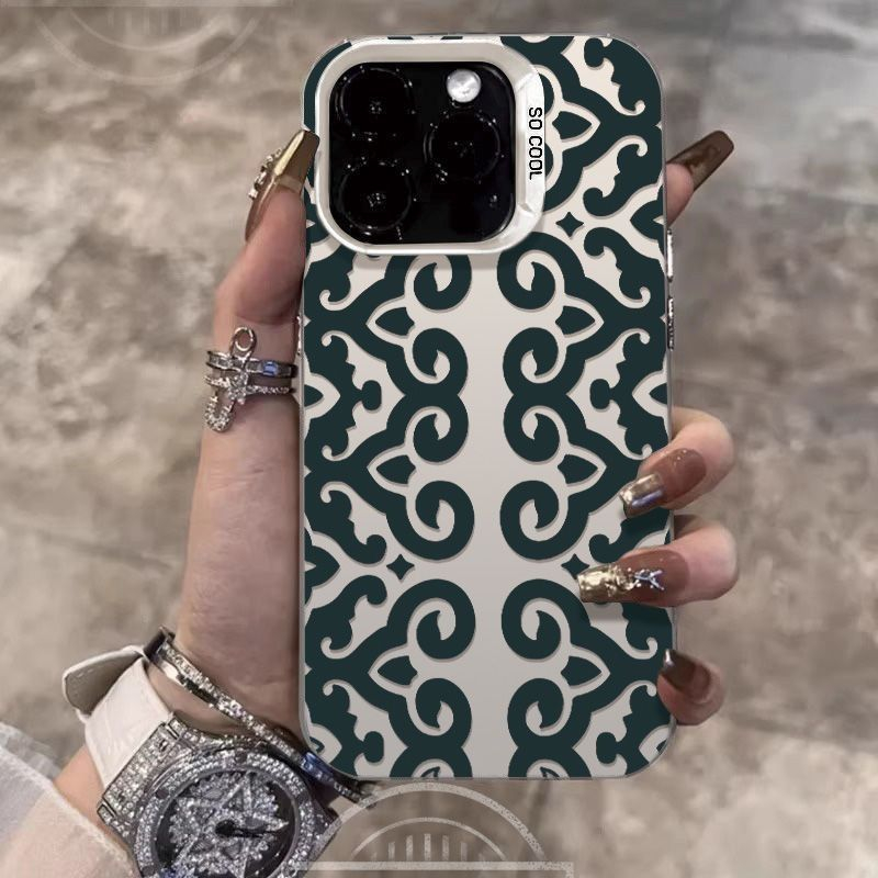 Coque de téléphone vintage à m - Vintage Floral Pattern Soft Case avis et prix
