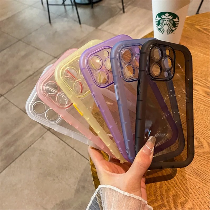 Coque de téléphone transparent - Clear Shockproof Bumper Case avis et prix