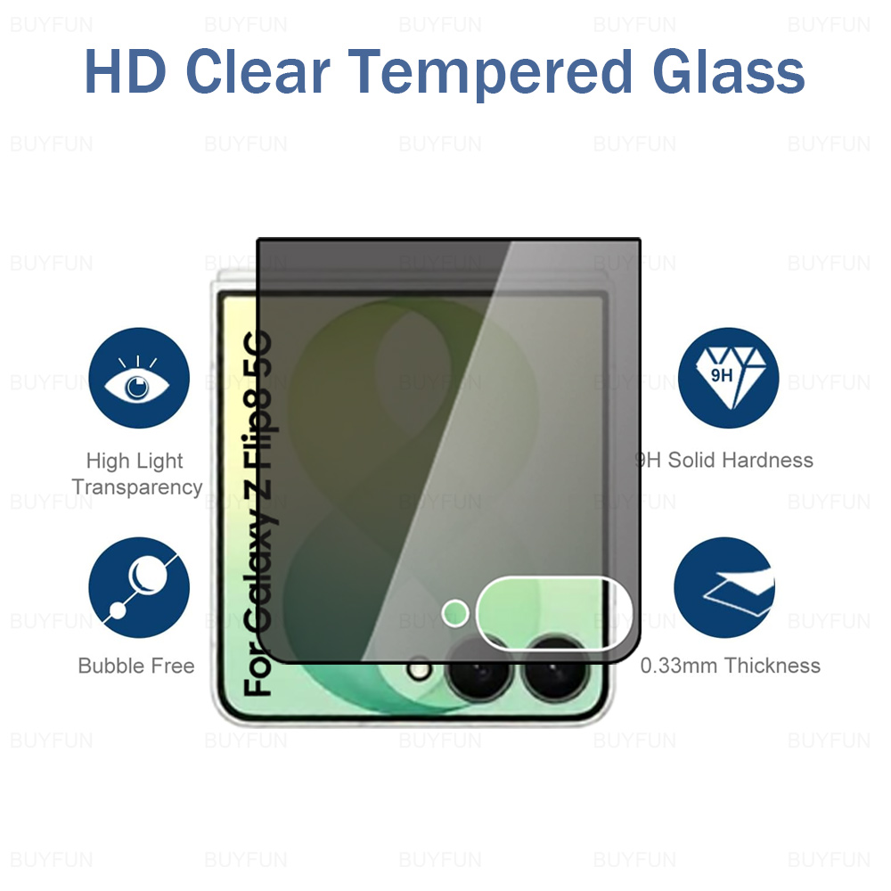2 pièces pour Samsung Galaxy Z - Anti Spy Privacy Glass Case avis et prix