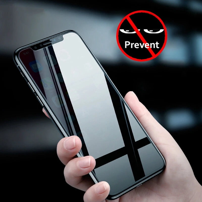 Protection d'écran en verre tr - Anti Spy Privacy Glass Case avis et prix