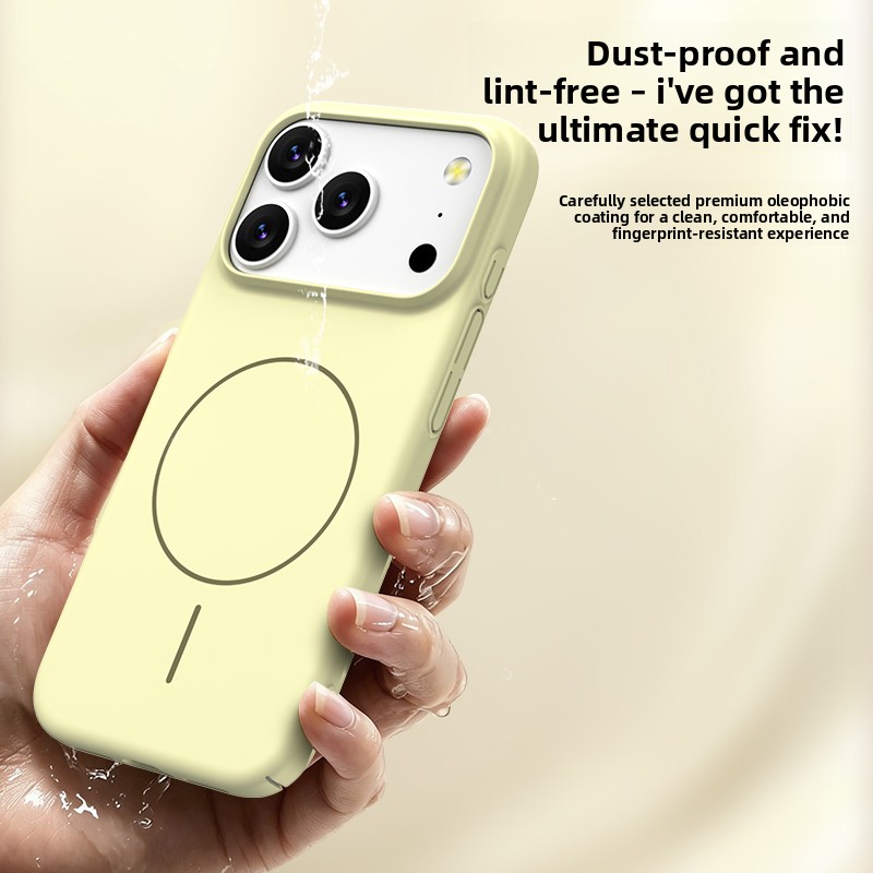 Coque de téléphone en silicone - Liquid Silicone Magnetic Phone Case avis et prix