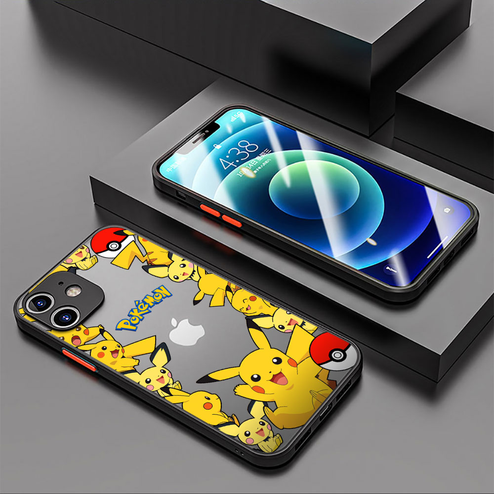 Coque Pokemon de dessin animé, - Matte Hard Pc Back Case avis et prix