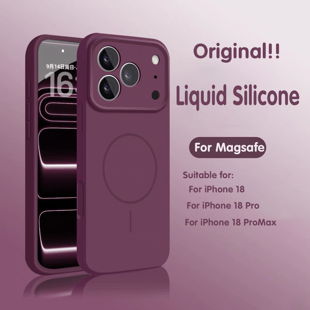 Coque magnétique en silicone l - Liquid Silicone Magnetic Phone Case avis et prix