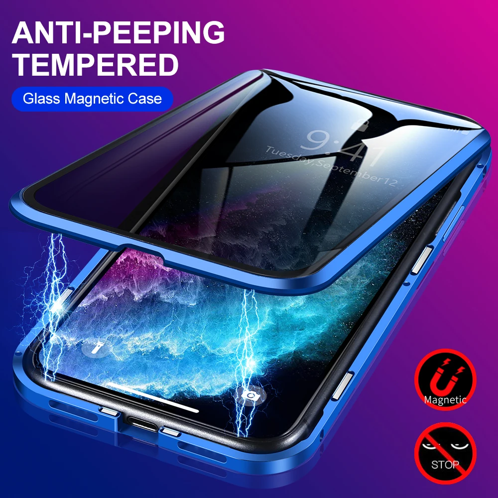 Coque de téléphone avec protec - Anti Spy Privacy Glass Case avis et prix