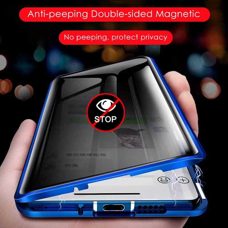 Coque de téléphone avec protec - Anti Spy Privacy Glass Case avis et prix