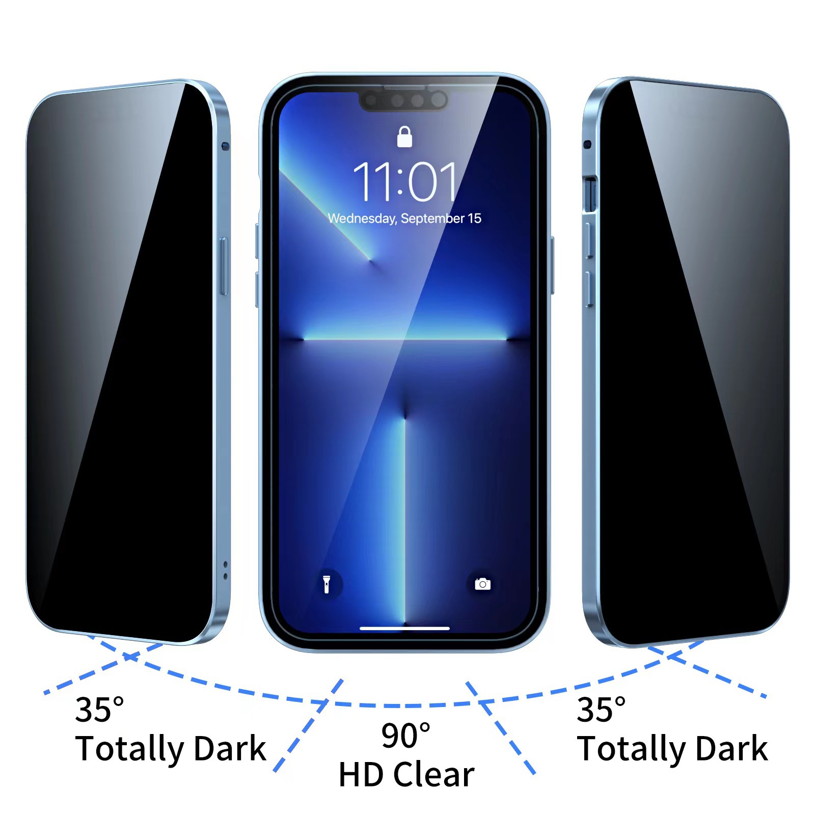 Coque Métallique Magnétique en - Anti Spy Privacy Glass Case avis et prix