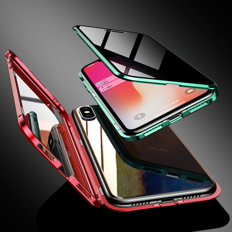 Coque Métallique Magnétique en - Anti Spy Privacy Glass Case avis et prix